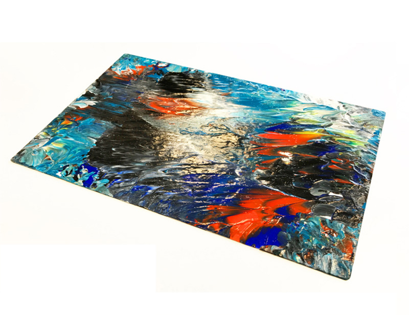 Bemalbare Metallplatte in Fine Art Qualität 15 x 20 cm